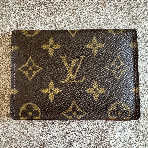 Louis Vuitton Handbags - Louis Vuitton Porte‎ 2 Cartes Vertical Monogram ID Pass Card Holder Wallet
